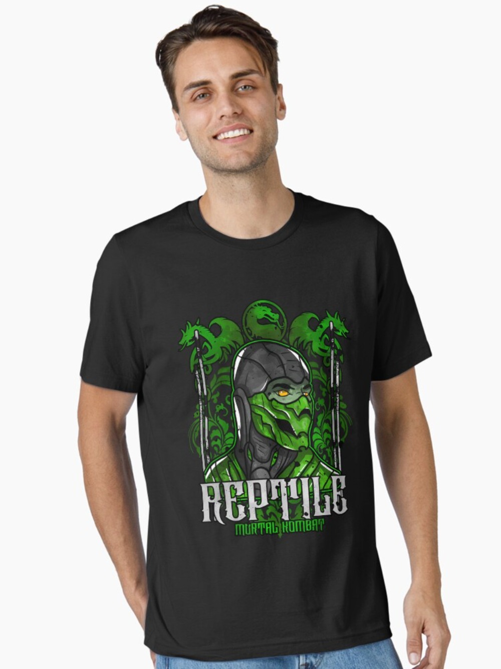 Mortal Kombat Reptile Portrait - đánh giá và giá Esports Gaming Shirts