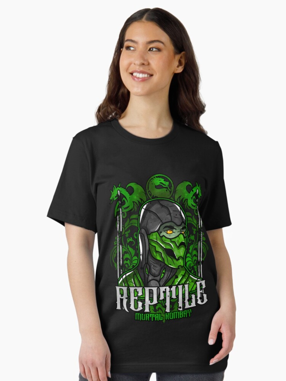 Mortal Kombat Reptile Portrait - đánh giá và giá Esports Gaming Shirts