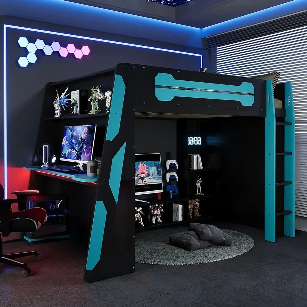 Customizable Large Wood Gaming - đánh giá và giá Esports Gaming Bed