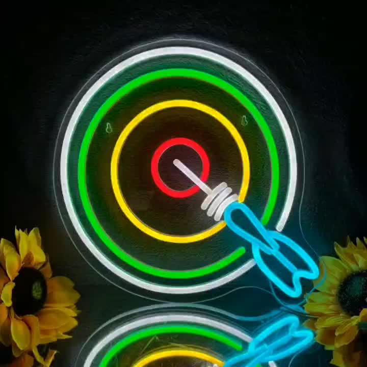 Bullseye Dart Neon Sign Dimmab - đánh giá và giá Esports And Gaming Lounge