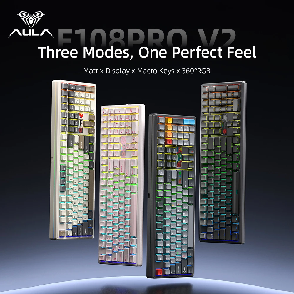 AULA F108 Pro V2 Mechanical Ke - đánh giá và giá Esports Gaming Uk