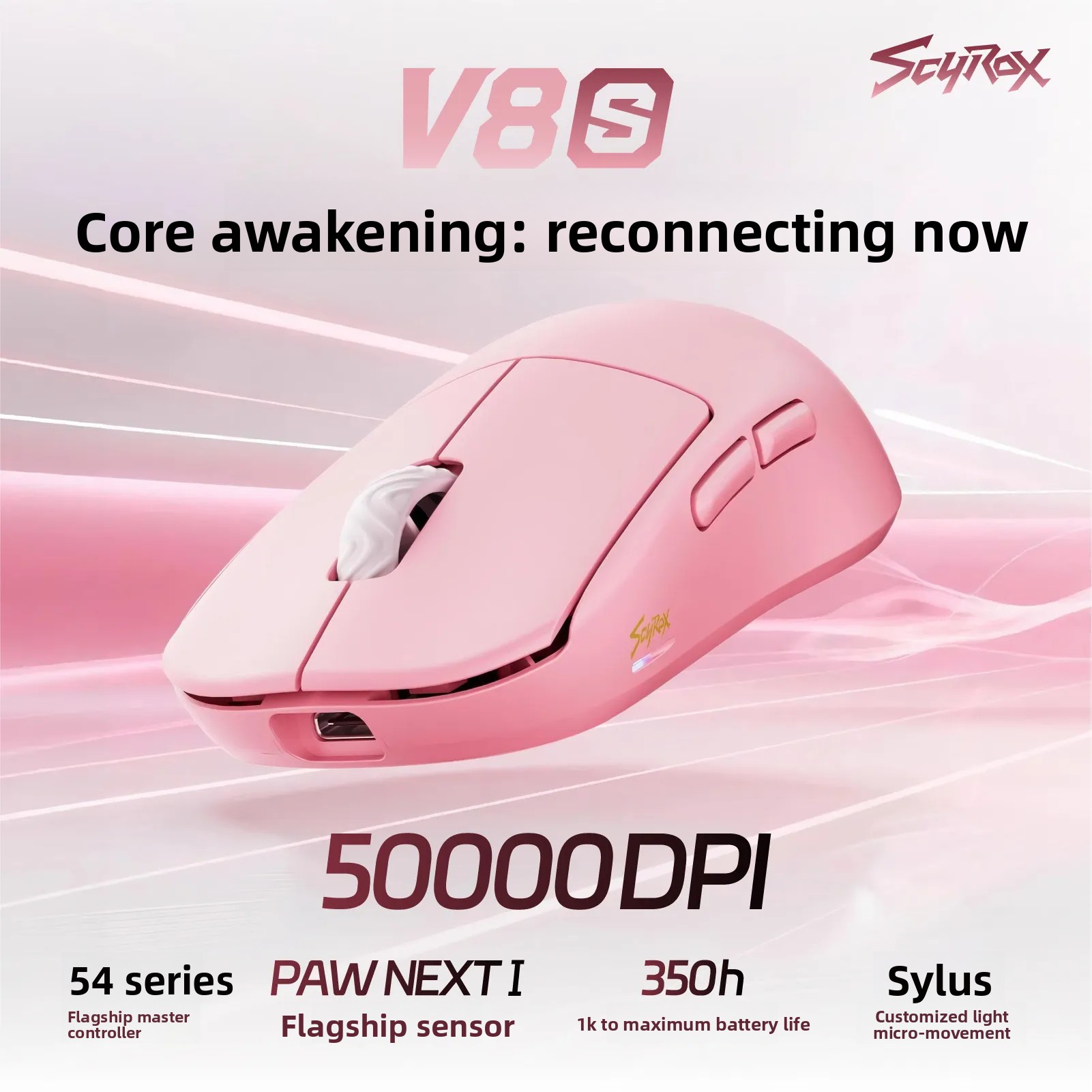 Scyrox V8s V6s Lightweight Wir - đánh giá và giá Mouse Gaming Esports