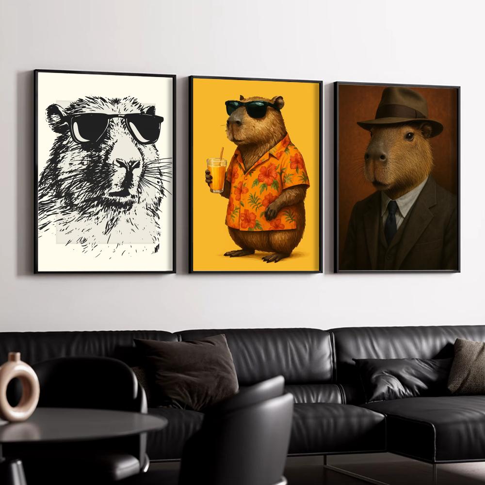 Sunglasses Capybara Print Wall - đánh giá và giá Esports And Gaming Lounge