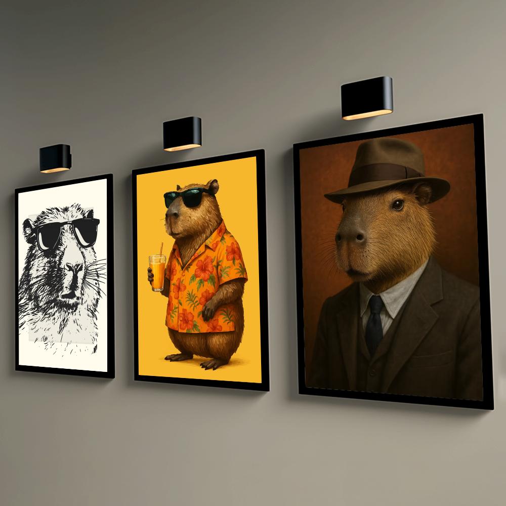 Sunglasses Capybara Print Wall - đánh giá và giá Esports And Gaming Lounge