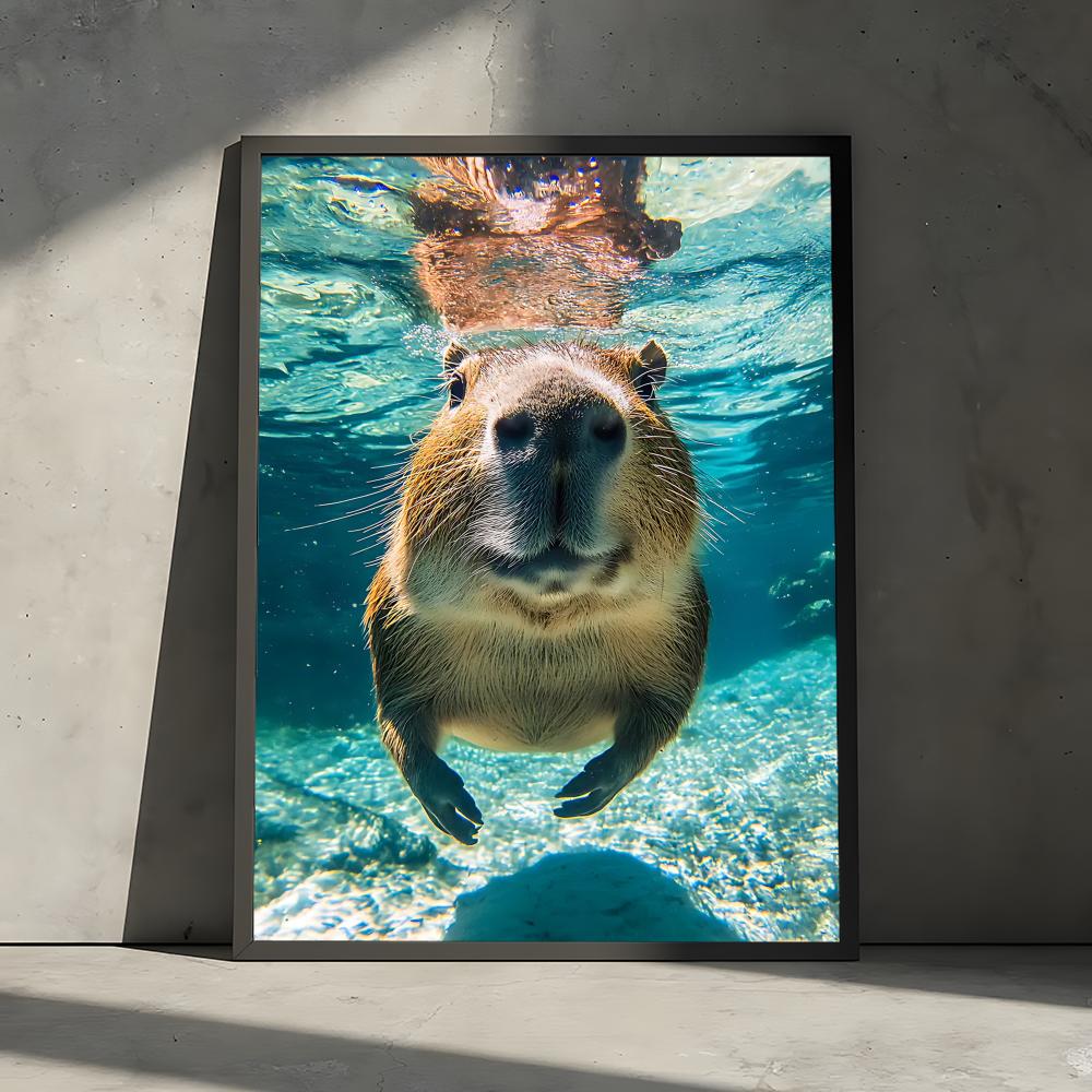 Healing Capybara Poster Art Po - đánh giá và giá Esports And Gaming Lounge