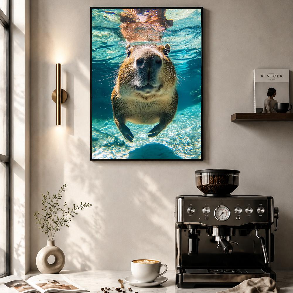 Healing Capybara Poster Art Po - đánh giá và giá Esports And Gaming Lounge