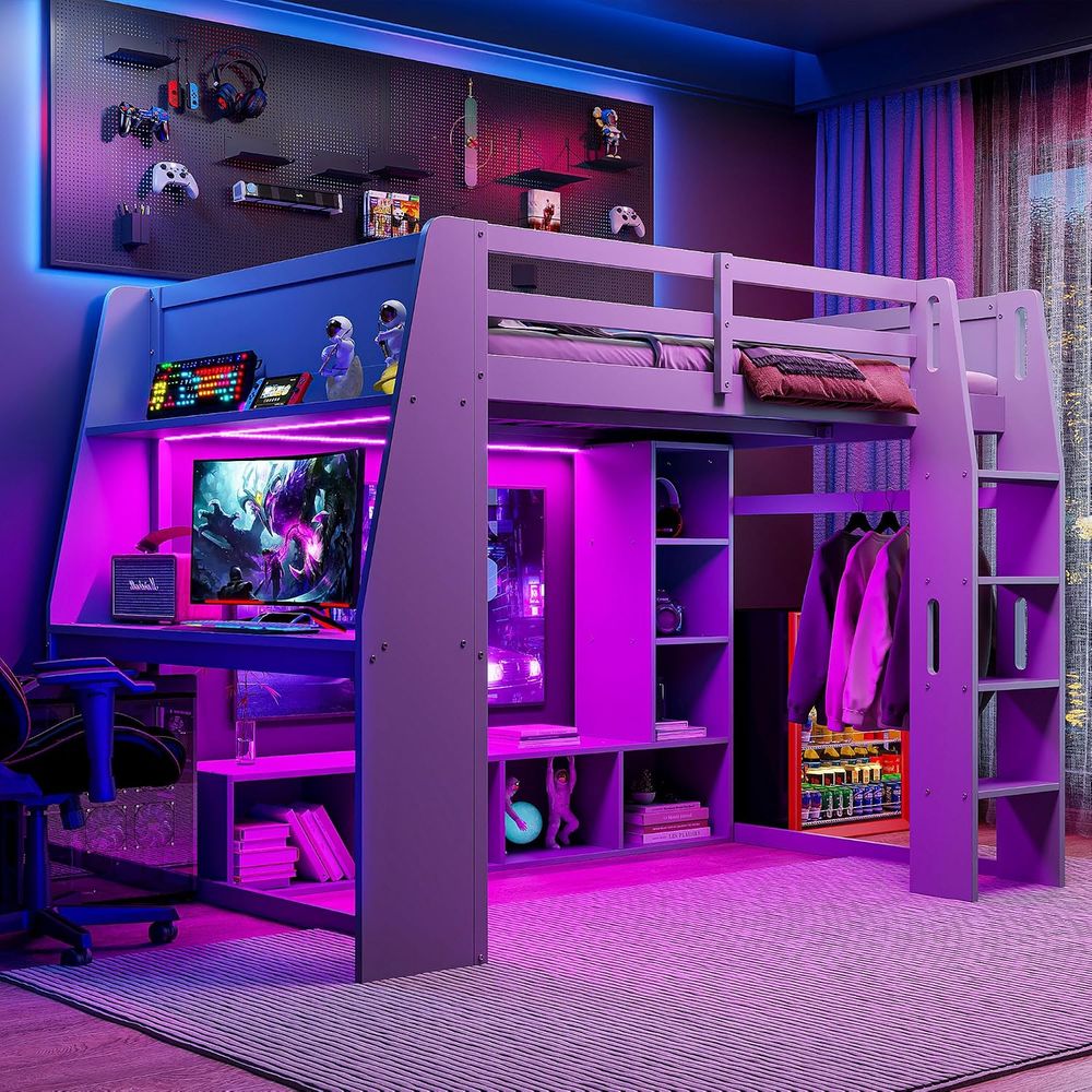 SOTSEA ull Size Gaming Lot Bed - đánh giá và giá Esports Gaming Bed