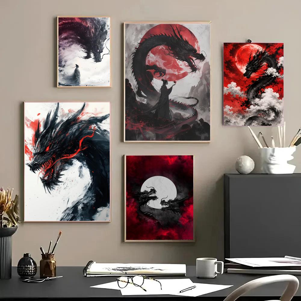 Black Dragon Poster Waterproof - đánh giá và giá Esports And Gaming Lounge
