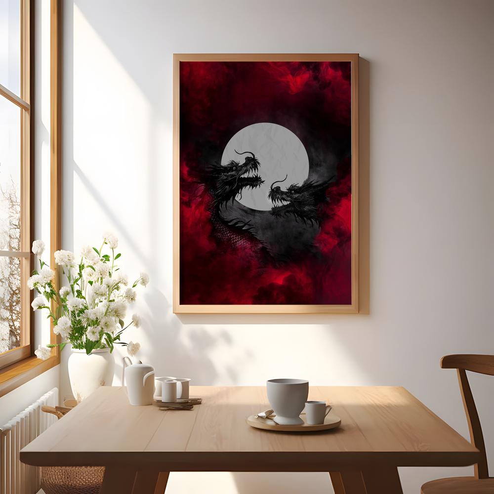 Black Dragon Poster Waterproof - đánh giá và giá Esports And Gaming Lounge