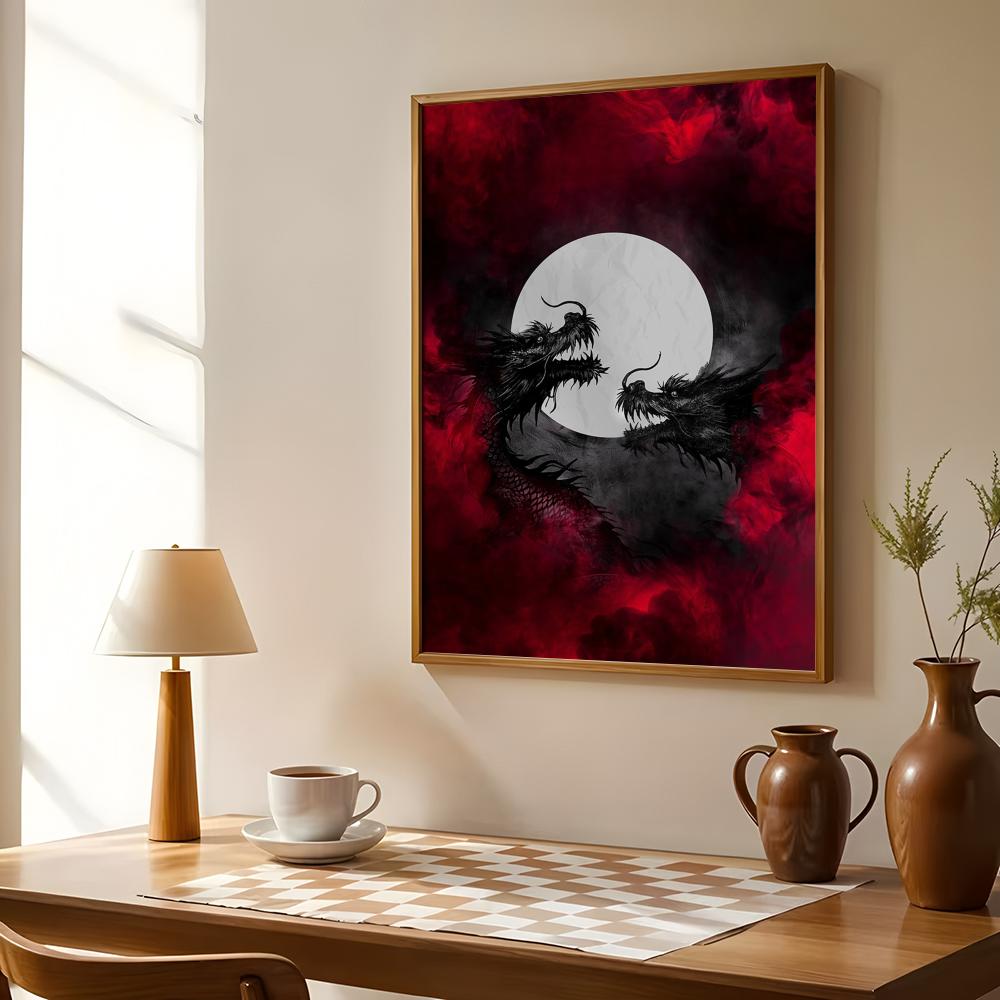 Black Dragon Poster Waterproof - đánh giá và giá Esports And Gaming Lounge