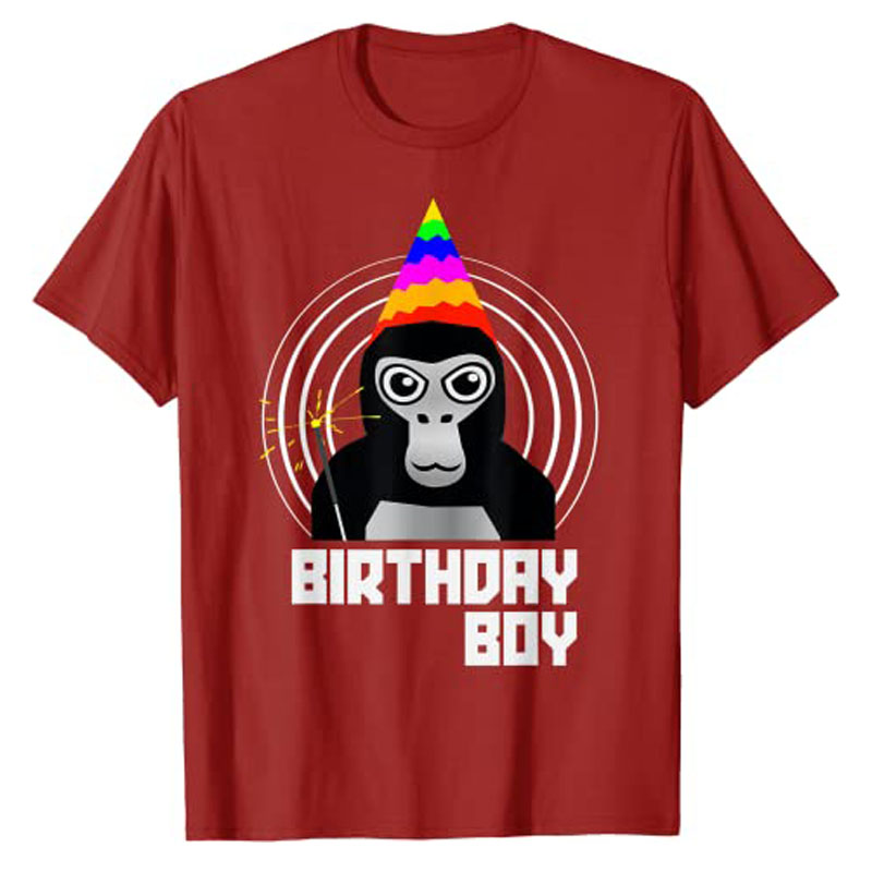 Gorilla Tag Birthday Boy VR Ga - đánh giá và giá Esports Gaming Shirts