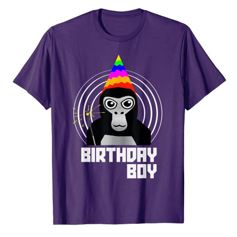 Gorilla Tag Birthday Boy VR Ga - đánh giá và giá Esports Gaming Shirts