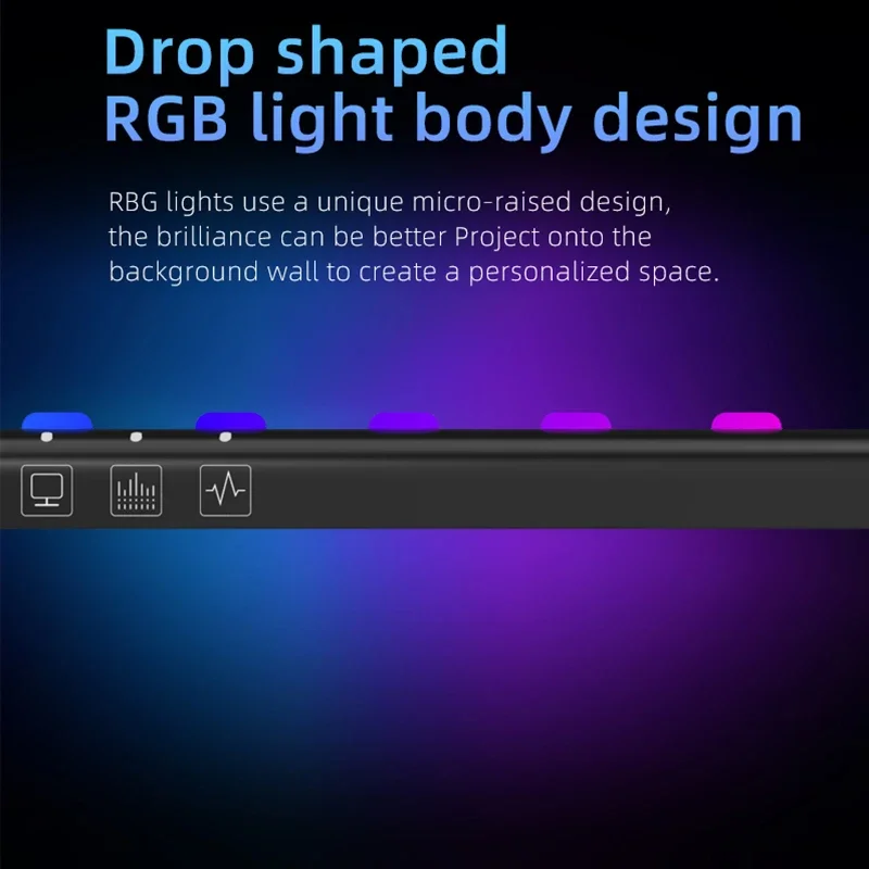 60cm RGB Computer Monitor Ligh - đánh giá và giá Esports Gaming Bed