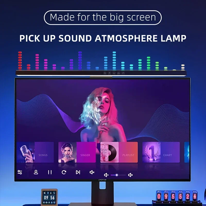 60cm RGB Screen Hanging Lights - đánh giá và giá Esports Gaming Bed