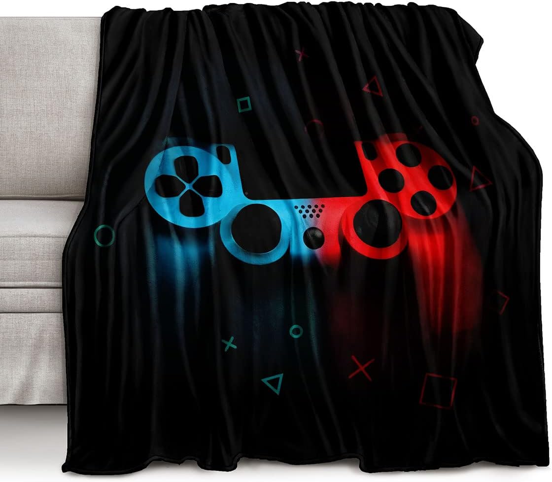 Gaming Pattern Fleece Throw Bl - đánh giá và giá Esports Gaming Bed