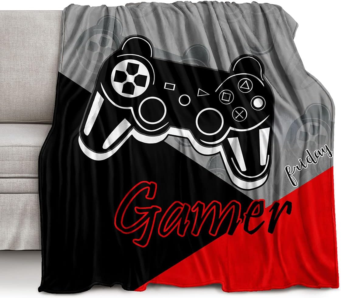 Jumbo Gaming Fleece Throw Blan - đánh giá và giá Esports Gaming Bed