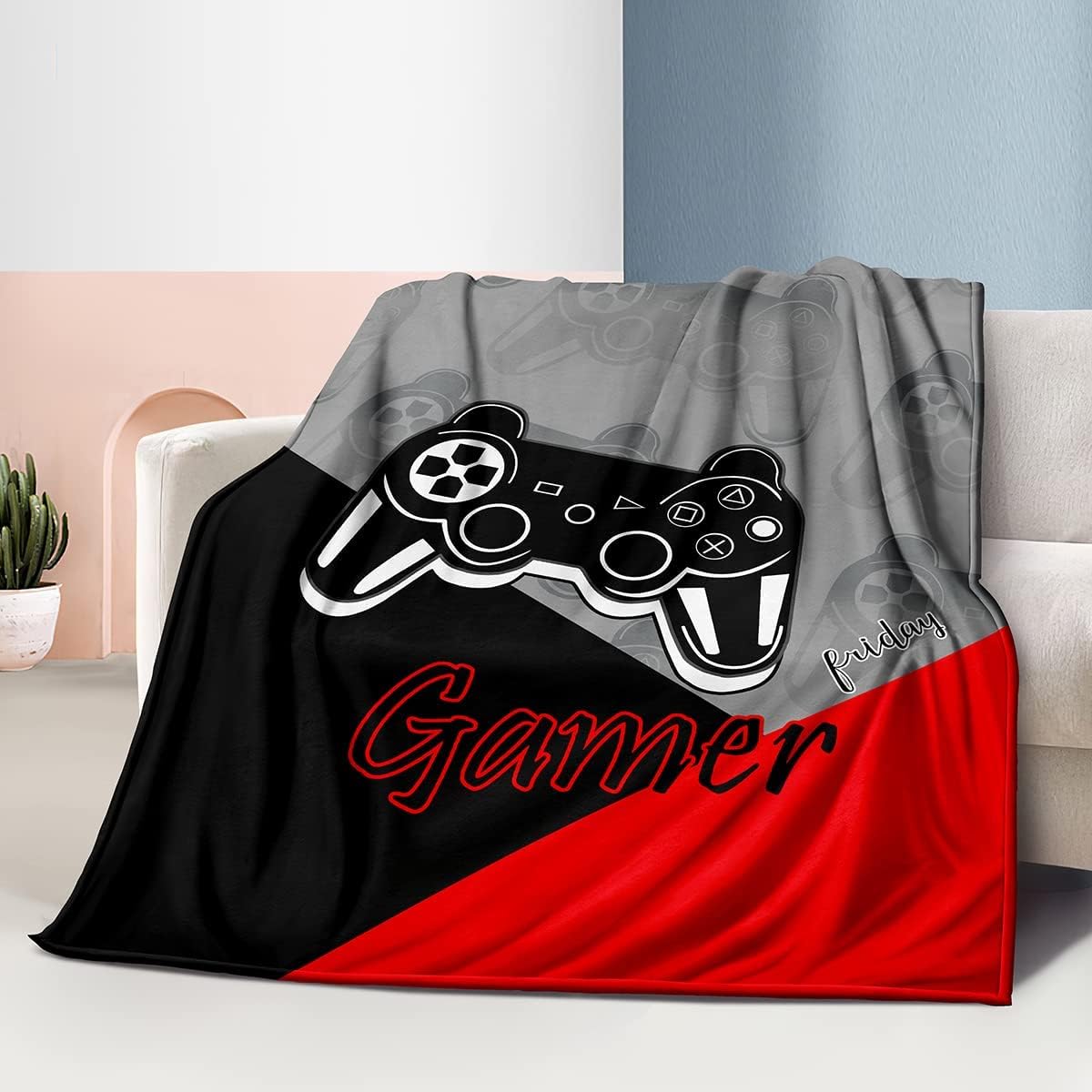 Jumbo Gaming Fleece Throw Blan - đánh giá và giá Esports Gaming Bed