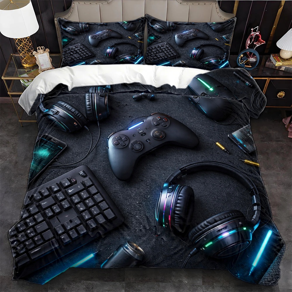 3Pc Esports-Themed Bedding Set - đánh giá và giá Esports Gaming Bed