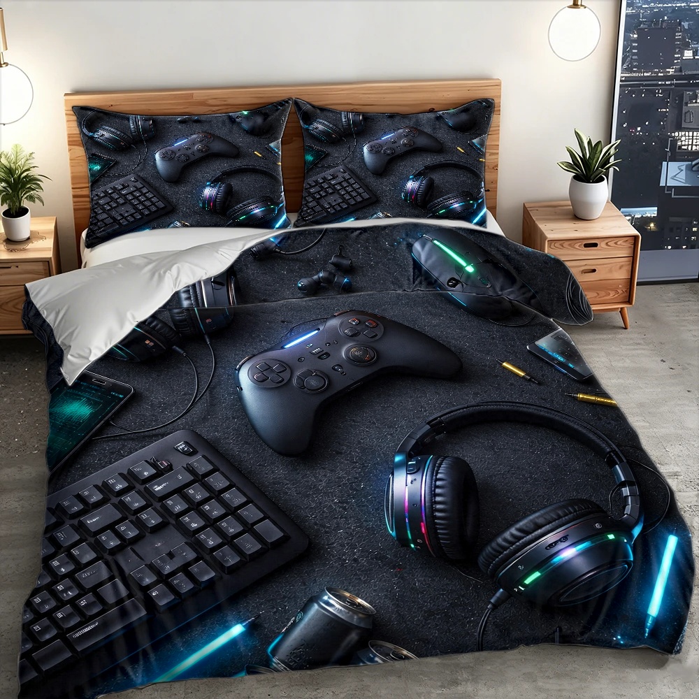 3Pc Esports-Themed Bedding Set - đánh giá và giá Esports Gaming Bed