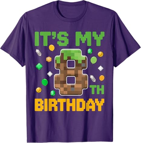 Birthday Boy It's My 8th Birth - đánh giá và giá Esports Gaming Shirts