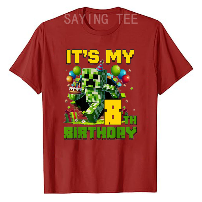 Birthday Boy It's My 8th Birth - đánh giá và giá Esports Gaming Shirts